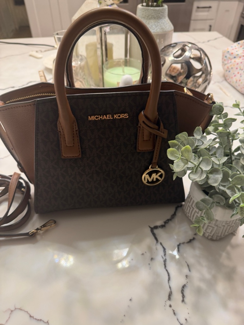 Michael Kors Brown and Tan Satchel - Picture 16 of 16